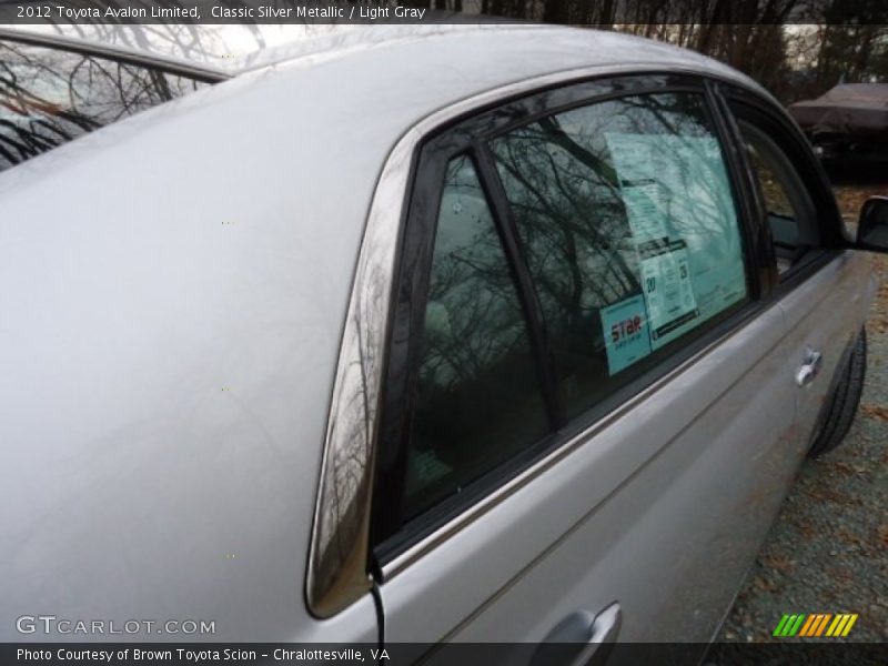Classic Silver Metallic / Light Gray 2012 Toyota Avalon Limited