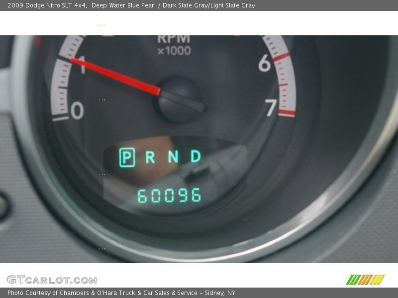 Deep Water Blue Pearl / Dark Slate Gray/Light Slate Gray 2009 Dodge Nitro SLT 4x4