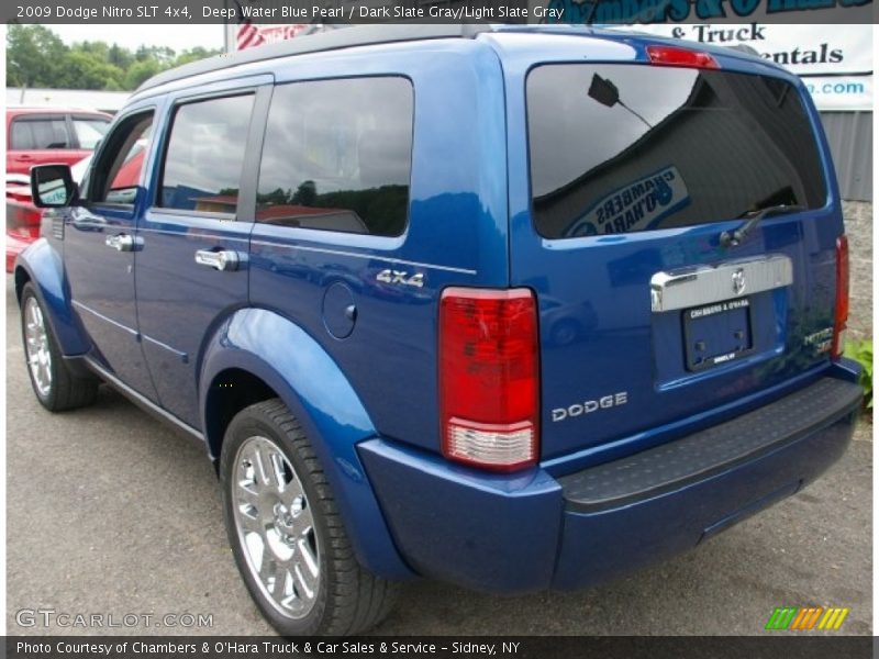 Deep Water Blue Pearl / Dark Slate Gray/Light Slate Gray 2009 Dodge Nitro SLT 4x4
