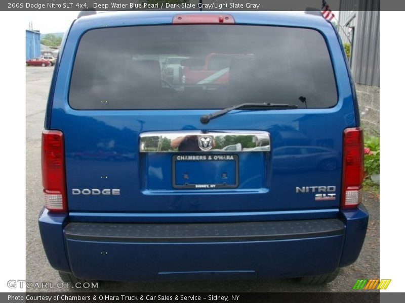 Deep Water Blue Pearl / Dark Slate Gray/Light Slate Gray 2009 Dodge Nitro SLT 4x4