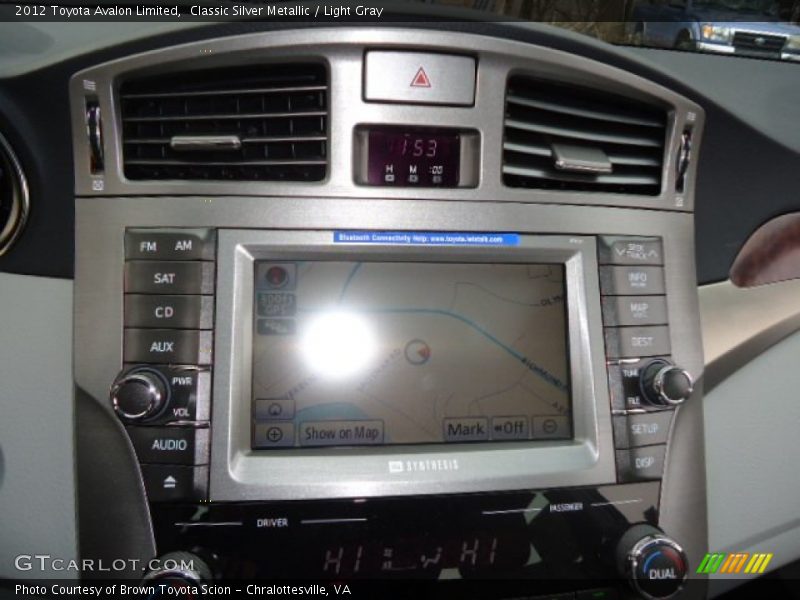Classic Silver Metallic / Light Gray 2012 Toyota Avalon Limited