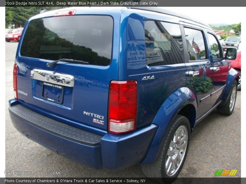 Deep Water Blue Pearl / Dark Slate Gray/Light Slate Gray 2009 Dodge Nitro SLT 4x4