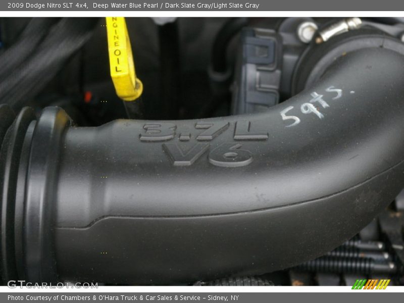 Deep Water Blue Pearl / Dark Slate Gray/Light Slate Gray 2009 Dodge Nitro SLT 4x4