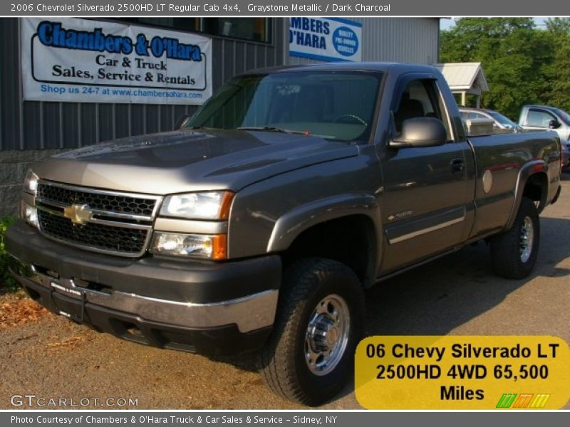 Graystone Metallic / Dark Charcoal 2006 Chevrolet Silverado 2500HD LT Regular Cab 4x4