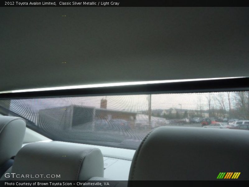 Classic Silver Metallic / Light Gray 2012 Toyota Avalon Limited