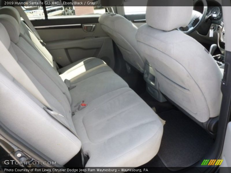 Ebony Black / Gray 2009 Hyundai Santa Fe GLS 4WD