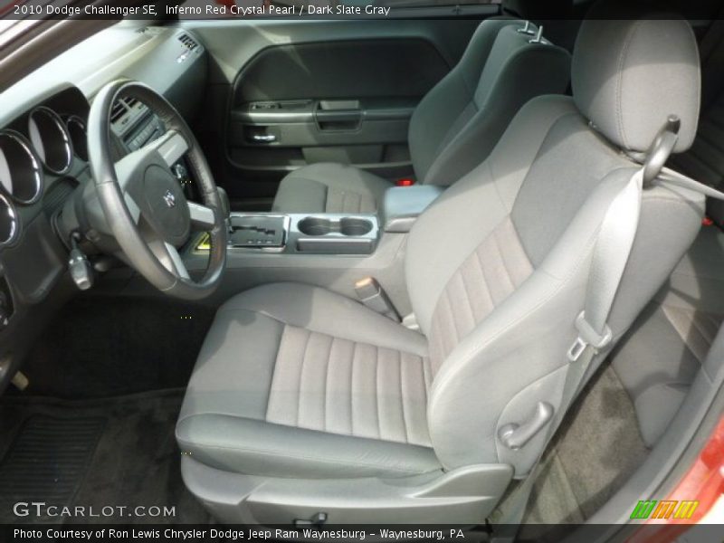 Inferno Red Crystal Pearl / Dark Slate Gray 2010 Dodge Challenger SE
