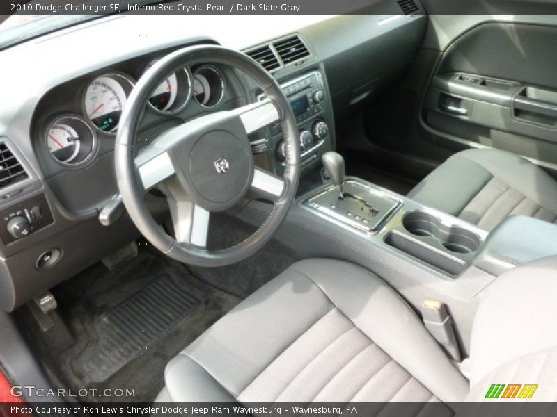 Inferno Red Crystal Pearl / Dark Slate Gray 2010 Dodge Challenger SE