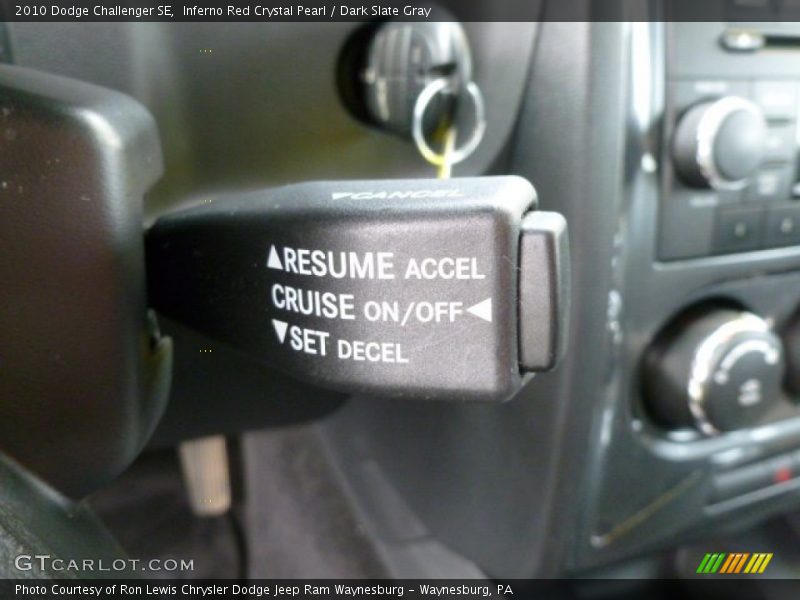 Inferno Red Crystal Pearl / Dark Slate Gray 2010 Dodge Challenger SE