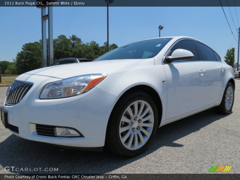 Summit White / Ebony 2011 Buick Regal CXL