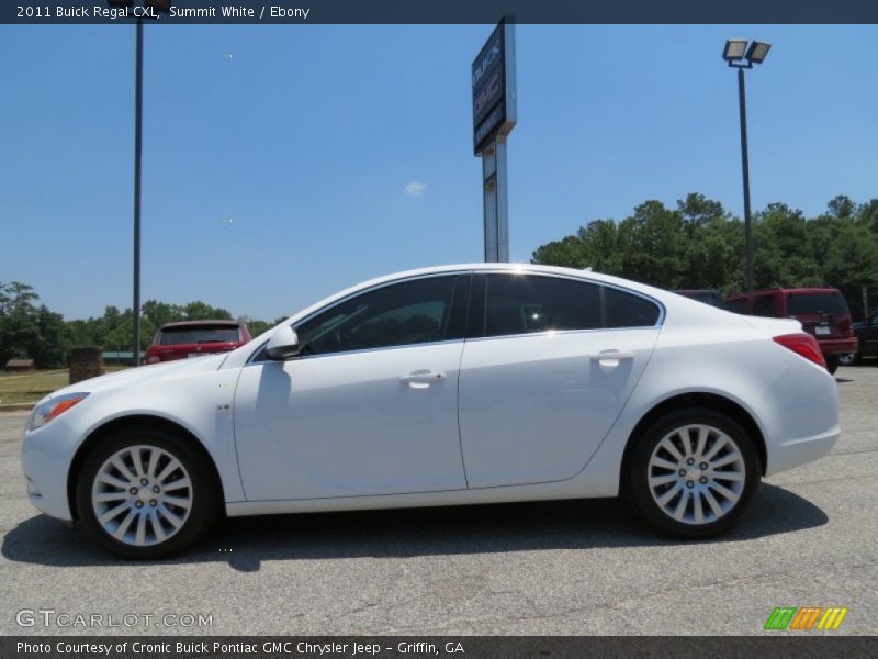 Summit White / Ebony 2011 Buick Regal CXL