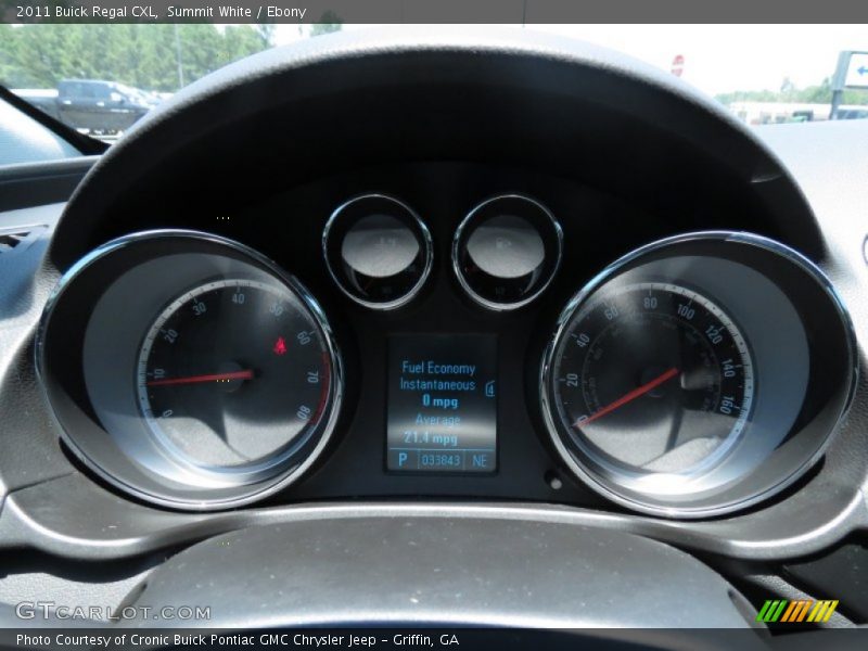 Summit White / Ebony 2011 Buick Regal CXL