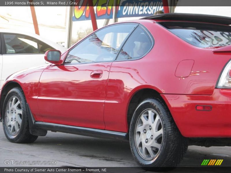 Milano Red / Gray 1996 Honda Prelude Si