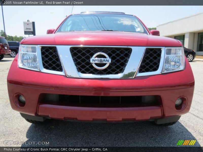 Red Brawn Pearl / Desert 2005 Nissan Pathfinder LE