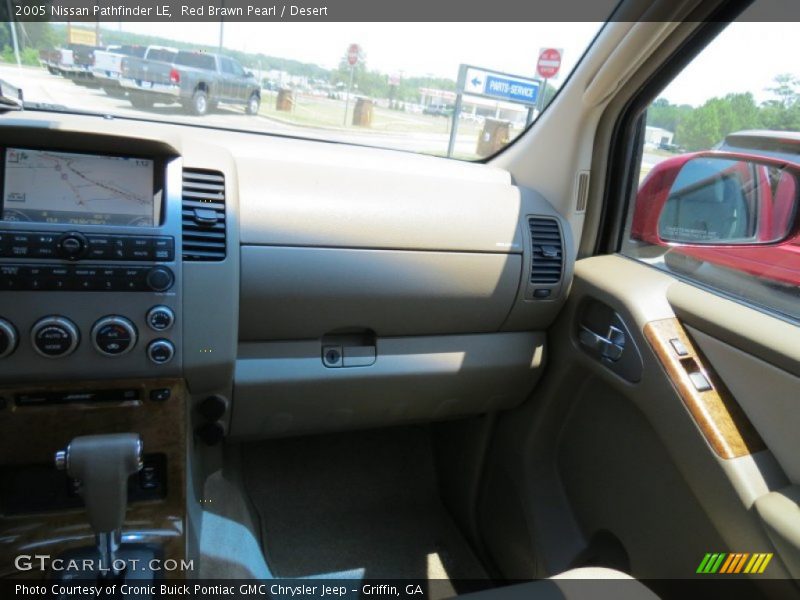 Red Brawn Pearl / Desert 2005 Nissan Pathfinder LE