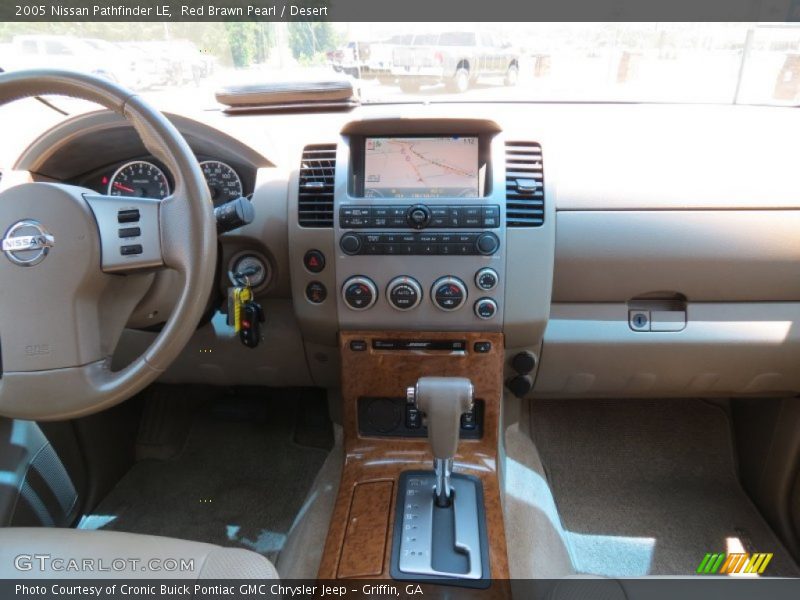 Red Brawn Pearl / Desert 2005 Nissan Pathfinder LE