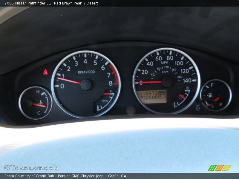 Red Brawn Pearl / Desert 2005 Nissan Pathfinder LE