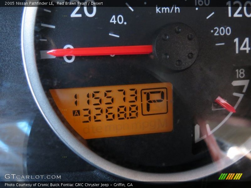 Red Brawn Pearl / Desert 2005 Nissan Pathfinder LE