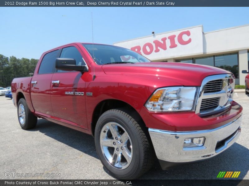 Deep Cherry Red Crystal Pearl / Dark Slate Gray 2012 Dodge Ram 1500 Big Horn Crew Cab