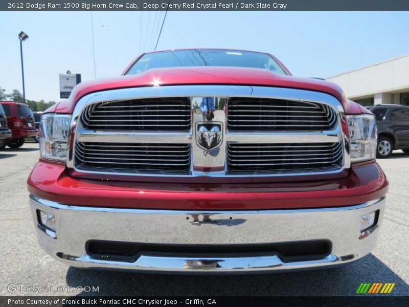 Deep Cherry Red Crystal Pearl / Dark Slate Gray 2012 Dodge Ram 1500 Big Horn Crew Cab