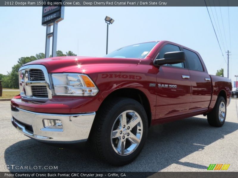 Deep Cherry Red Crystal Pearl / Dark Slate Gray 2012 Dodge Ram 1500 Big Horn Crew Cab