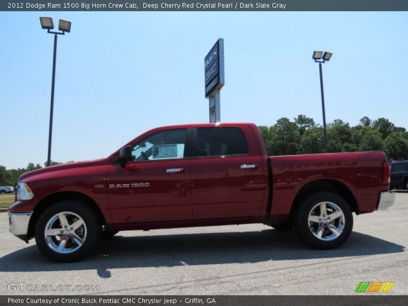 Deep Cherry Red Crystal Pearl / Dark Slate Gray 2012 Dodge Ram 1500 Big Horn Crew Cab