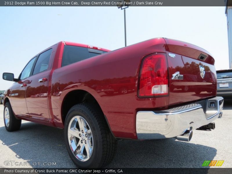 Deep Cherry Red Crystal Pearl / Dark Slate Gray 2012 Dodge Ram 1500 Big Horn Crew Cab