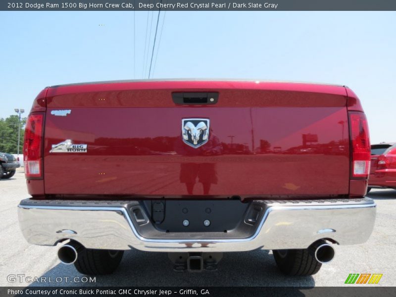 Deep Cherry Red Crystal Pearl / Dark Slate Gray 2012 Dodge Ram 1500 Big Horn Crew Cab