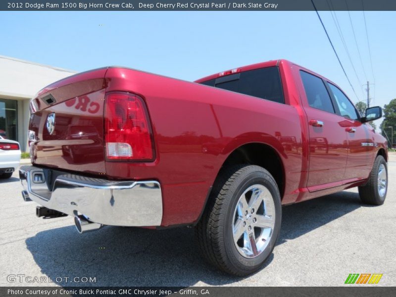 Deep Cherry Red Crystal Pearl / Dark Slate Gray 2012 Dodge Ram 1500 Big Horn Crew Cab