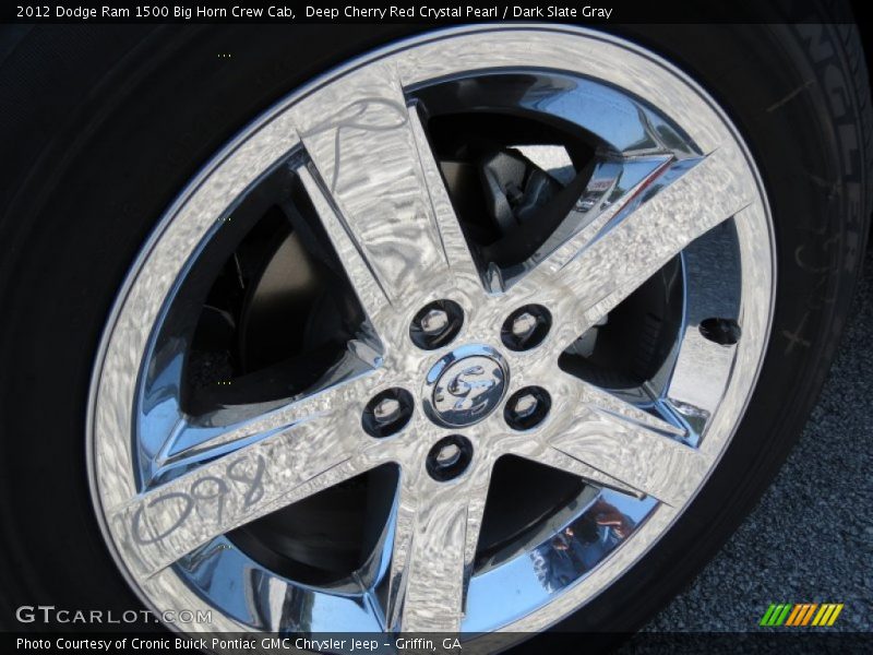 Deep Cherry Red Crystal Pearl / Dark Slate Gray 2012 Dodge Ram 1500 Big Horn Crew Cab