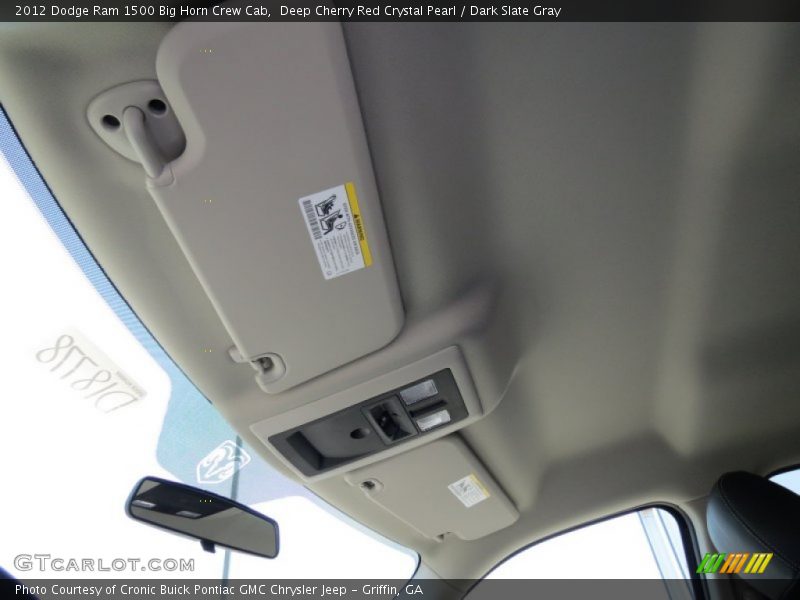 Deep Cherry Red Crystal Pearl / Dark Slate Gray 2012 Dodge Ram 1500 Big Horn Crew Cab