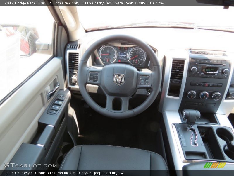 Deep Cherry Red Crystal Pearl / Dark Slate Gray 2012 Dodge Ram 1500 Big Horn Crew Cab