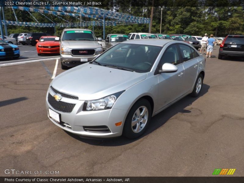 Silver Ice Metallic / Jet Black 2012 Chevrolet Cruze LT