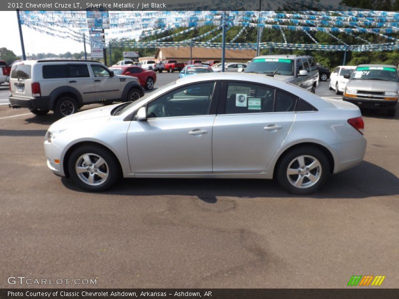 Silver Ice Metallic / Jet Black 2012 Chevrolet Cruze LT