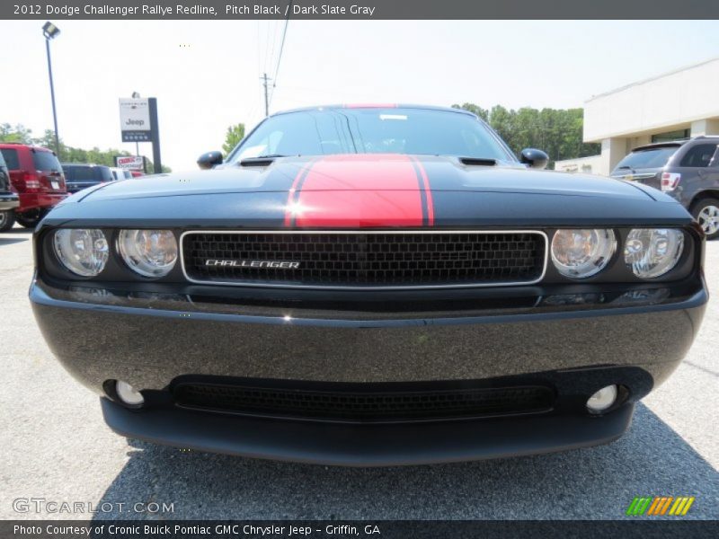 Pitch Black / Dark Slate Gray 2012 Dodge Challenger Rallye Redline