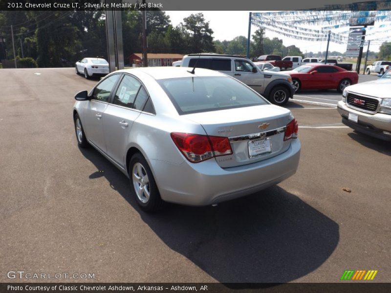 Silver Ice Metallic / Jet Black 2012 Chevrolet Cruze LT