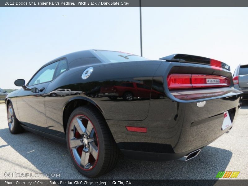 Pitch Black / Dark Slate Gray 2012 Dodge Challenger Rallye Redline