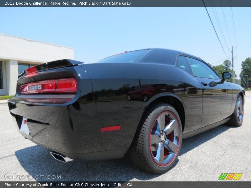 Pitch Black / Dark Slate Gray 2012 Dodge Challenger Rallye Redline