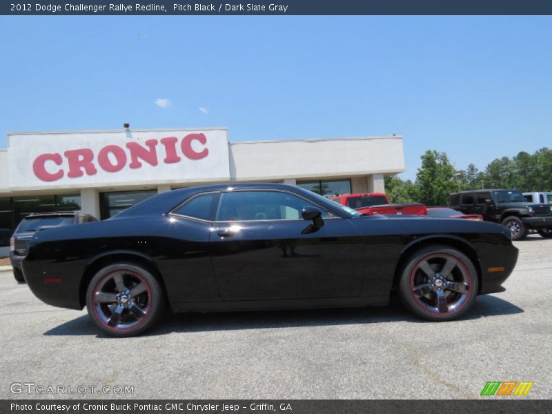 Pitch Black / Dark Slate Gray 2012 Dodge Challenger Rallye Redline