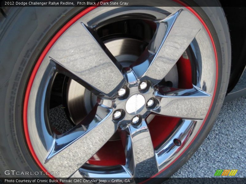 Pitch Black / Dark Slate Gray 2012 Dodge Challenger Rallye Redline