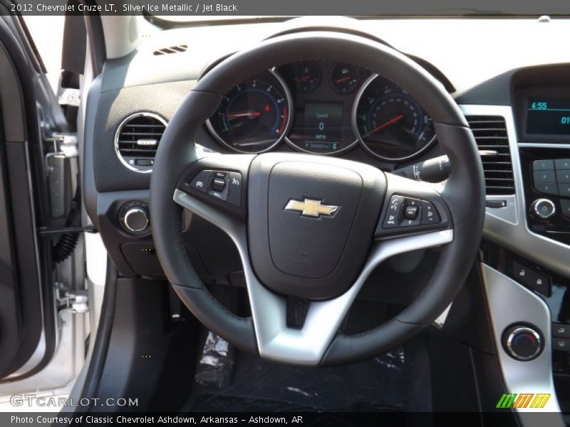Silver Ice Metallic / Jet Black 2012 Chevrolet Cruze LT