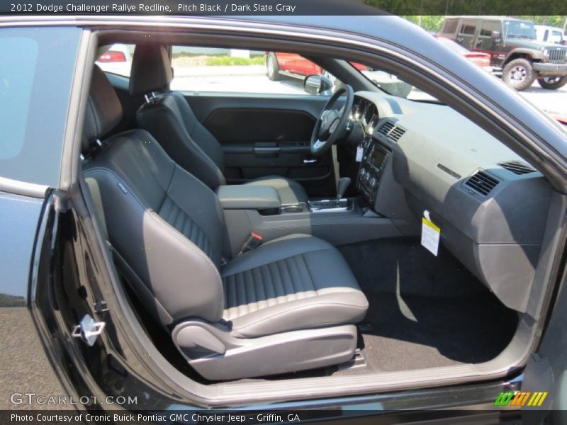 Pitch Black / Dark Slate Gray 2012 Dodge Challenger Rallye Redline