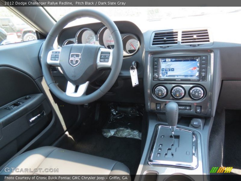 Pitch Black / Dark Slate Gray 2012 Dodge Challenger Rallye Redline