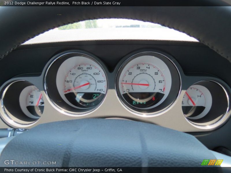 Pitch Black / Dark Slate Gray 2012 Dodge Challenger Rallye Redline