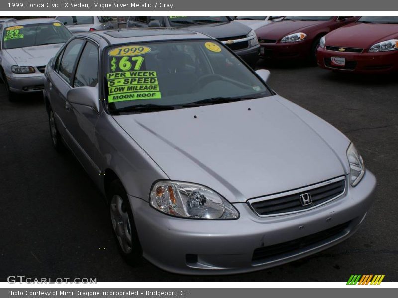 Vogue Silver Metallic / Gray 1999 Honda Civic EX Sedan