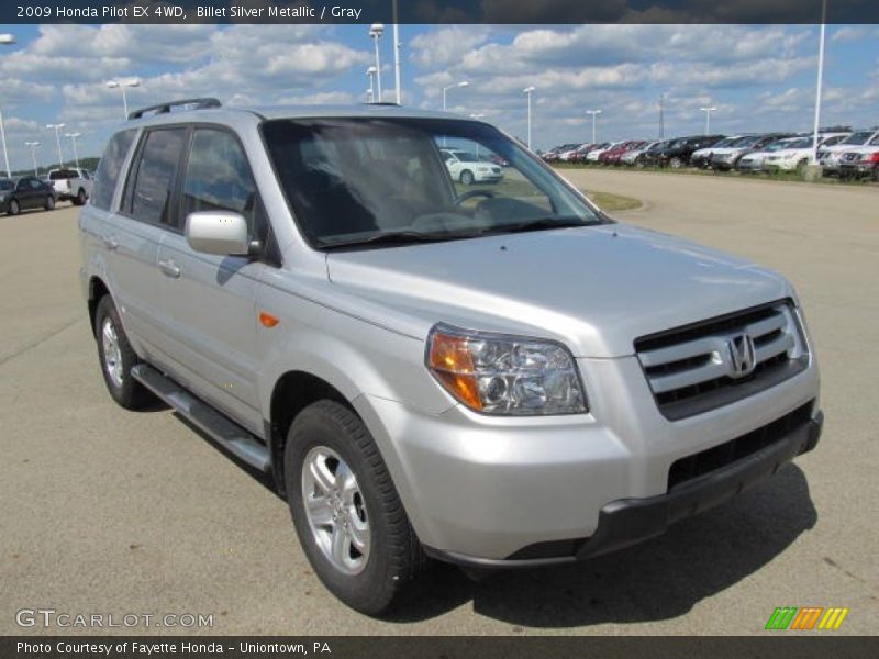 Billet Silver Metallic / Gray 2009 Honda Pilot EX 4WD