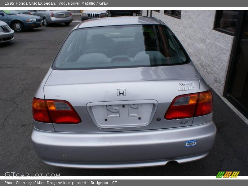 Vogue Silver Metallic / Gray 1999 Honda Civic EX Sedan