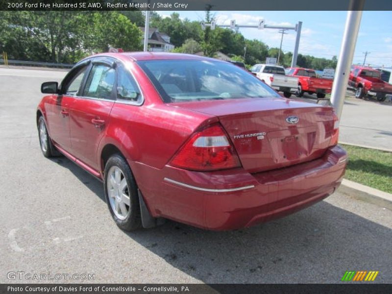 Redfire Metallic / Shale Grey 2006 Ford Five Hundred SE AWD