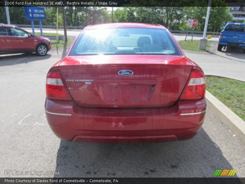 Redfire Metallic / Shale Grey 2006 Ford Five Hundred SE AWD