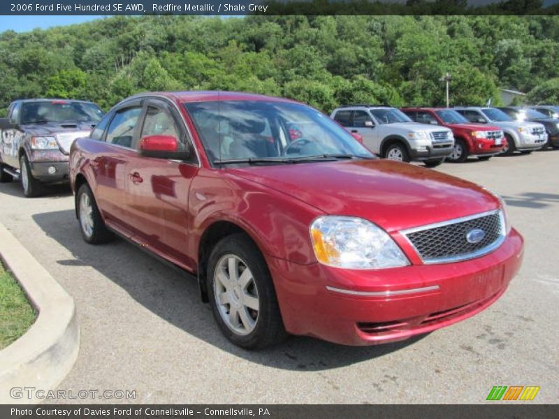Redfire Metallic / Shale Grey 2006 Ford Five Hundred SE AWD